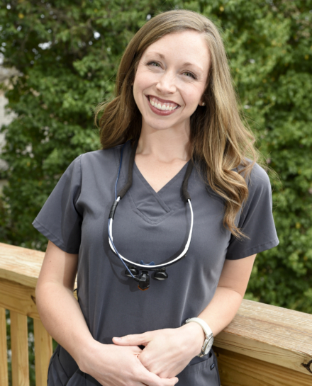 A. Mechay R. Gray, D.M.D., at White Oak Family Dentistry on Tuesday, March 8, 2022. Photo by Erin Nelson.