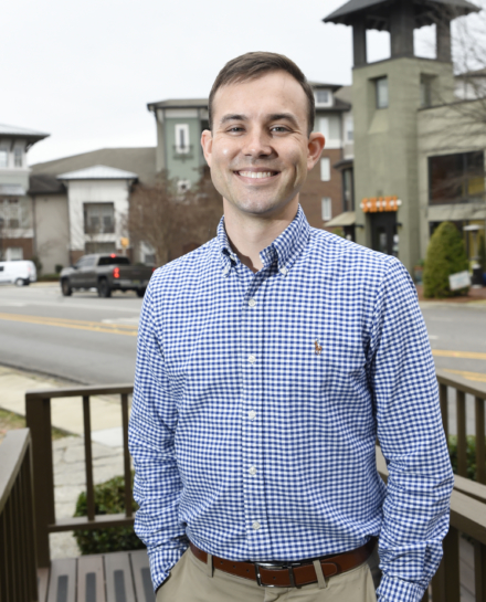 J. Nathan Gray, D.M.D., at White Oak Family Dentistry on Tuesday, March 8, 2022. Photo by Erin Nelson.
